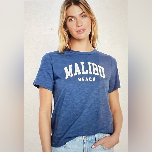 Old Navy Tops - NWT XL Women’s Blue Old Navy EveryWear Slub-Knot Graphic T-Shirt